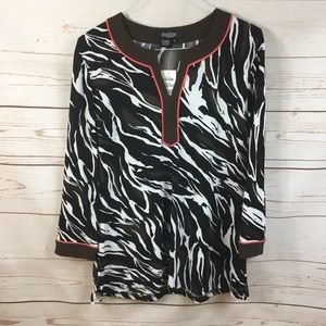 Peck and Peck striped Top